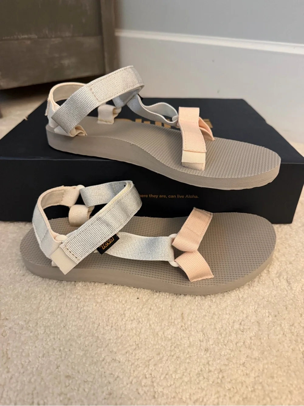 Teva Women’s Neutral & Blush Strap Sandals